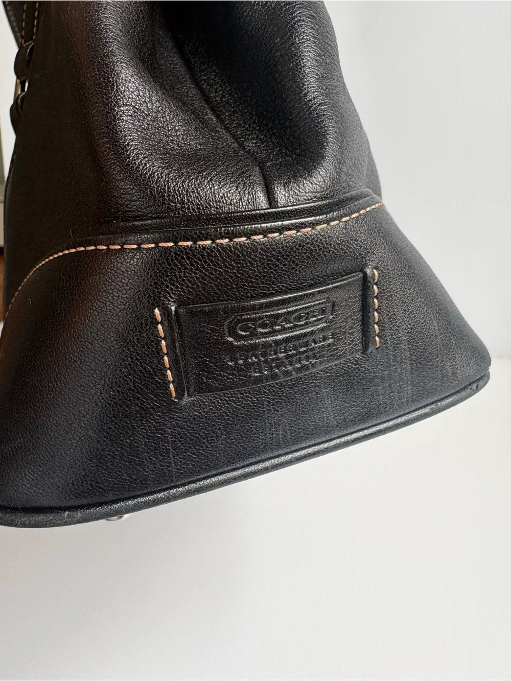Coach sleek black